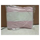 HENBAY Cotton Oversized Beach Towel - Large 70 x 35 Inch Pool Towel, Pink Striped Quick Dry Swimming Cabana Towel