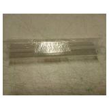 MECCANIXITY Acrylic Pipe Clear Rigid Round Tube 21mm ID 25mm(1 inch) OD 10" For Lamps And Lanterns, Water Cooling System 4pcs