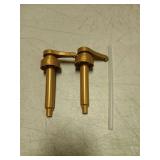 Sauce Pump Fit 64 Ounce Bottles, Syrup Pump Dispenser  (2 Packs Gold Color)