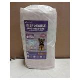 Pet Soft Female Dog Diapers - Disposable Doggie Diapers With Wetness Indicator, Puppy & Cat Diaper Super Absorbent 20pcs (XS, 2 Patterns)