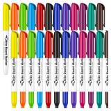 SFAIH Fine Tip Dry Erase Markers - 24 Pack 12 Assorted Color Whiteboard Erasable Markers Bulk For Kids Adults, Ideal For Classroom School Office Home Use On White Board, Non-Toxic Easy Clean