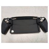 FANPL Improved Version Silicone Soft Protective Cover For PSP Portal Skin With 4 Thumb Grips (Black)
