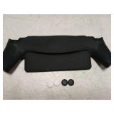FANPL Improved Version Silicone Soft Protective Cover For PSP Portal Skin With 4 Thumb Grips (Black)