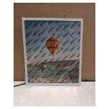 RUN HELIX 12x14 Picture Frame For 12x14 Poster Photo Canvas Certificate Black High Transparent Poster Frame Wall Desktop Horizontal Vertical (White)