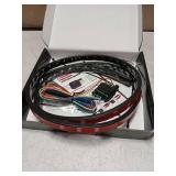Qasim 48/49inch LED Truck Tailgate Light Strip 5 Function Red/White for Tail Running Brake Light Turn Signal Emergency Warning Reverse Light for Pickup SUV Trailer Cargo