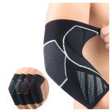 Arm Supports Sleeve,Elbow Compression Sleeve (1 Pair)Tennis Elbow Braces for Tendonitis and Tennis Elbow Arm Supports Sleeves golferï¼tennis elbow relief for women & men,elbow sleeve for weightlif