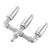 EZALOR Triple Turbo Nozzle Pressure Washer, Stainless Steel 360° Rotating Turbo Tip with 1/4" Quick Connector, 1.5 Orifice 3-in-1 Turbo Nozzle, 3000 PSI