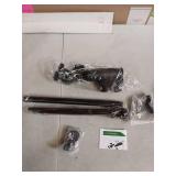 10L0L Golf Cart Flag Holder and Flag Pole Mount Kit Universal for Yamaha EZGO Club Car, Heavy Duty Bracket for Golf Cart, Golf Push Cart with USA Flags-12Inchx18Inch