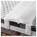 BEDIA 12 Inch Wide Bed Bridge Twin to King Converter Kit | Mattress Connector Kit with Strap | Non-Slip Design, Good for Twin Beds 75\" Long