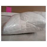 Hofdeco Premium Bolster Pillow Insert, 7"x22" ( Cover Size 6"x20") Water Resistant Synthetic Down Alternative Sham Stuffer for Patio, Bench, Garden, White