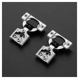 Ravinte 50 Pack 25 Pairs 3/4 inch Overlay Soft Close Hinges for Kitchen Cabinet Hinges Satin Nickel Hidden Hinges Stainless Steel Concealed Hinge self Closing