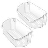 2 PACK Upgraded 240356402 Refrigerator Door Bin Replacement for Frigi.daire Refrigerator Door Shelf Parts LFSS2612TF0 LFSS2612TE0 FFSS2615TE0 Door Shelf Shelves By AMI PARTS (Length 15.38\")