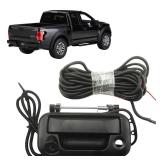MCMMLDM Rear Tailgate Handle Camera Backup Camera Fits for Ford F150 F250 F350 F450 F550 Explorer Sport Trac Mark LT 2004-2016 8L3Z-9943400-AC (Black)