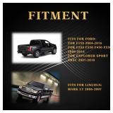 MCMMLDM Rear Tailgate Handle Camera Backup Camera Fits for Ford F150 F250 F350 F450 F550 Explorer Sport Trac Mark LT 2004-2016 8L3Z-9943400-AC (Black)