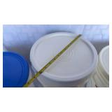 Commercial Food Grade Storage Buckets with LidsLots of 3 Buckets & Lids