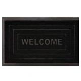 Gorilla Grip Original Durable Natural Rubber Door Mat, Waterproof, Low Profile, Heavy Duty Doormat for Indoor and Outdoor, Easy Clean, Rug Mats for Entry, Patio, Busy Areas, 17x29, Sand Be - Retail: $
