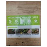 Weed barrier landscape fabric No size -