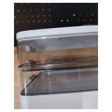 Home Medicine Cabinet Box Medicine Storage Large Box with Weekly Pill Organizer 34 x 22 x 25. 5 cm, Portable with Leather Handle -