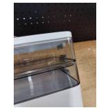 Home Medicine Cabinet Box Medicine Storage Large Box with Weekly Pill Organizer 34 x 22 x 25. 5 cm, Portable with Leather Handle -