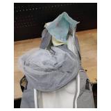 Portable baby bed foldable into a bag -