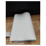 White Tempur-Pedic neck pillow approximately 19X12in -