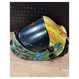 Flowery Pattern Welders Helmet