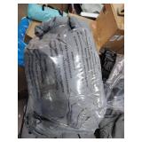 King size gray bed blanket -