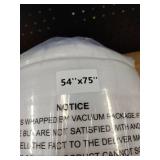 Memory Foam Mattress Topper 54x75 in -(stock photo may not be exact)