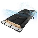 ROSROSE Table Leaf Storage Bag Padded 1 Pack, Waterproof Heavy Duty Dining Table Leaf Bag wAdjustable Closure, Extra Thick Flannel Backing Table Leaf Cover Storage, Fit 48 x 24in Leaves, Black - Retai