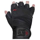 skott Evo 2 Weightlifting Gloves with Integrated Wrist Wrap Support-Double Stitching for Extra Durability-Get Ripped with The Best Body Building Fitness and Exercise Accessories - Retail: $28