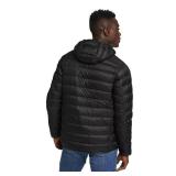 Eddie Bauer Menfts CirrusLite Down Hooded Jacket, Black Recycled, Large Regular - Retail: $149