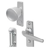 Prime-Line K 5000 Tulip Knob Latch, 1-34 In. Mounting Holes, Aluminum (1 Set) - Retail: $13