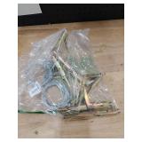 12-Pack Ground Earth Anchors with Drive Steel Tool - 30\ x 18\in Cable Hook Anchors for Sheds, Greenhouses, Carports, Gazebos, Tents, Swing Sets, and More (Double Layer 6pcs) - Retail: $56in