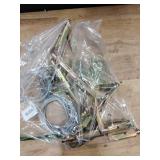 12-Pack Ground Earth Anchors with Drive Steel Tool - 30\ x 18\in Cable Hook Anchors for Sheds, Greenhouses, Carports, Gazebos, Tents, Swing Sets, and More (Double Layer 6pcs) - Retail: $56in