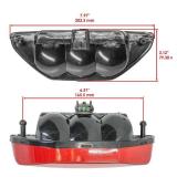 Caltric Taillight Compatible with Honda Trx500Fe Trx500Fm Foreman 500 4X4 Es 2007 2008 2009 33700-Hn1-A71 - Retail: $17