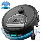 (Used as is)Lefant LiDAR Robot Vacuum and Mop, 450ml Visible Dustbin, Upgraded 190° PSD Obstacle Avoidance, Customized Cleaning, Multi-Floor Mapping, 150 Mins Runtime, WiFiAlexaAPP, Pet Hair and Carp