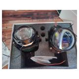 SHNJAUTO 3.0 Inch Bi-LED Projector Lens with High Low Beam - 110Wpair 20,000LM 6000K White Focus Beam DOT Approved Clear Cut off Line - Retail: $76
