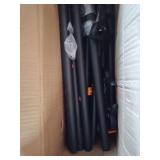 Forlogic 10x7.5Ft Backdrop Stand, Heavy Duty Adjustable Photo Back Drop Stand for Party, Photography, Banner Stand (Includes Six Background Stand Clamps) - Retail: $40