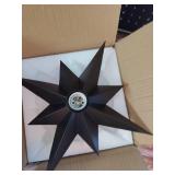 VILUXY Flush Mount Ceiling Light, Black Star Light Fixtures Ceiling for Hallway, Entryway, Study Room, Bedroom - Retail: $36