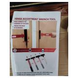4-in-1 Heavy Duty Door Hinge Adjustment Tool Set - Retail: $29