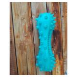 Durable Spiky Dog Chew Toy in Turquoise - Retail: $8