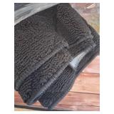 hicorfe Indoor Doormat,Front Back Door Mat Rubber Backing Non Slip Door Mats 24\x35\in Absorbent Resist Dirt Entrance Doormat Inside Floor Mats for Entryway Washable Low-Profile(Black) - Retail: $25in