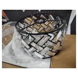 FRIDEKO HOME Light Fixtures Ceiling Mount - Black Hallway Light Fixtures Crystal Semi Flush Mount Bedroom Ceiling Lighting for Kitchen Living Room Bathroom Porch - Retail: $46