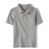 The Childrenfts Place boys Short Sleeve Pique polo shirts, Smoke, XX-Large US - Retail: $4