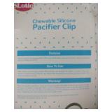 Slott Chewable Silicone Pacifier Clip Set - Retail: $12