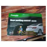 Promata PSW-81 12V 24V Reverse Backup Radar System,Wireless Parking Kit with 4 58Hkz Sensors for Car Truck Trailer,Upside Down Display with Adjustable Alarm Volume - Retail: $109