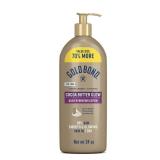 Gold Bond Cocoa Butter Glow Daily Hydrating Lotion with Shea Butter, Cocoa Butter and Coconut Oil, Exfoliating Moisturizer for Dry Skin, 24 oz. - Retail: $11