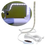 Madam Sew LED Sewing Machine Light Strip  Flexible LED Sewing Lights with Dimmer, Adhesive Back and Clips  Super Bright Stick-On Sewiing Machine Strip Light for Stitching and Crafting - Retail: $1