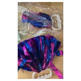 Set of PinkBlue Pom Pom -