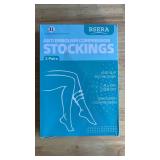 BSERA Anti-Embolism Compression Stockings XL Size - 2 Pairs - Retail: $15